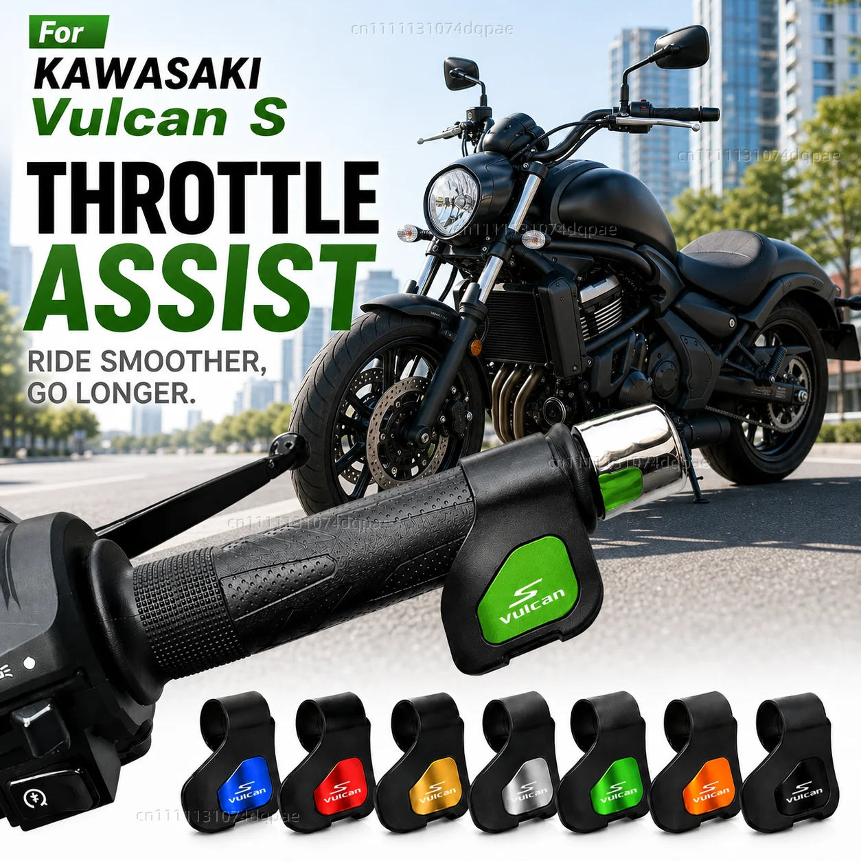 For KAWASAKI Vulcan S VN650 2015-2024 Motorcycle Throttle Assistant Clip Labor Saver Acceleration Labor-saving Auxiliary Handle
For KAWASAKI Vulcan S VN650 2015-2024 Motorcycle Throttle Assistant Clip Labor Saver Acceleration Labor-saving Auxiliary Handle