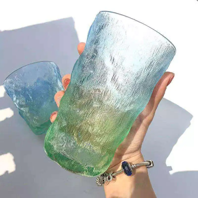 Blue Green Glacier Glass Cup Frosted Gradient Color Beer Cup Juice Cup Beverage Cup Home Use Ins High Aesthetic Value
Blue Green Glacier Glass Cup Frosted Gradient Color Beer Cup Juice Cup Beverage Cup Home Use Ins High Aesthetic Value