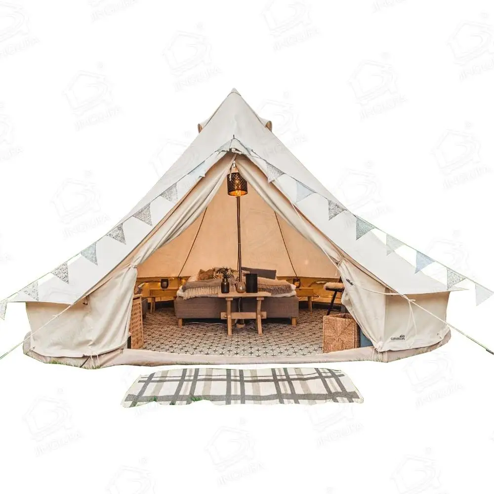 AOYU Custom Glamping Tent Wall Yurt Family Tent Camping Outdoor Cotton Canvas Bell Tent
AOYU Custom Glamping Tent Wall Yurt Family Tent Camping Outdoor Cotton Canvas Bell Tent