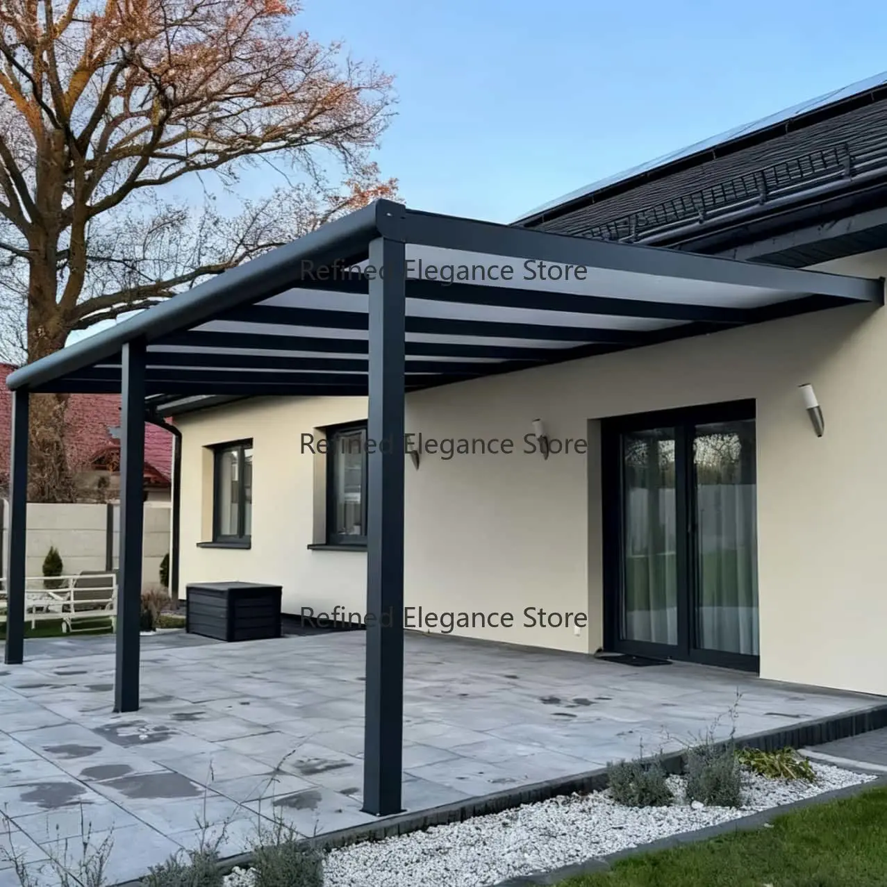 6x3m Modern Garden Aluminum Patio Roof with Polycarbonate Panel
6x3m Modern Garden Aluminum Patio Roof with Polycarbonate Panel