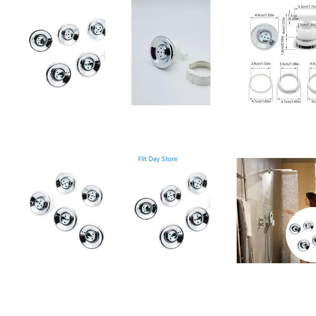 F92C 6 Count mixture Shower Head Nozzles For Soaking Tub With Advanced Hydrotherapy Feature
F92C 6 Count mixture Shower Head Nozzles For Soaking Tub With Advanced Hydrotherapy Feature