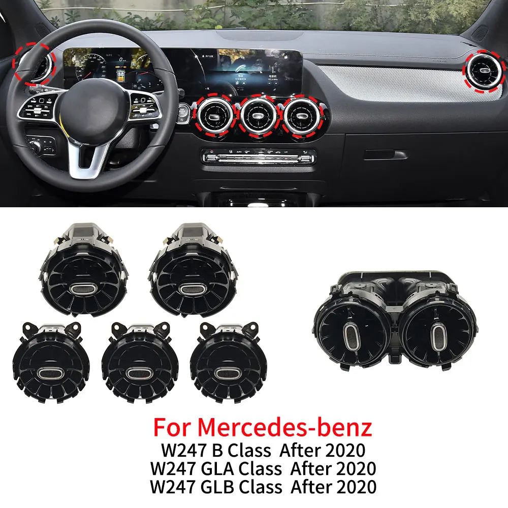 For Mercedes W247 Left Right Middle AC Vent Grille Air Conditioning Outlet Assembly For Benz GLA GLB B Class GLA180 B200 GLB220
For Mercedes W247 Left Right Middle AC Vent Grille Air Conditioning Outlet Assembly For Benz GLA GLB B Class GLA180 B200 GLB220