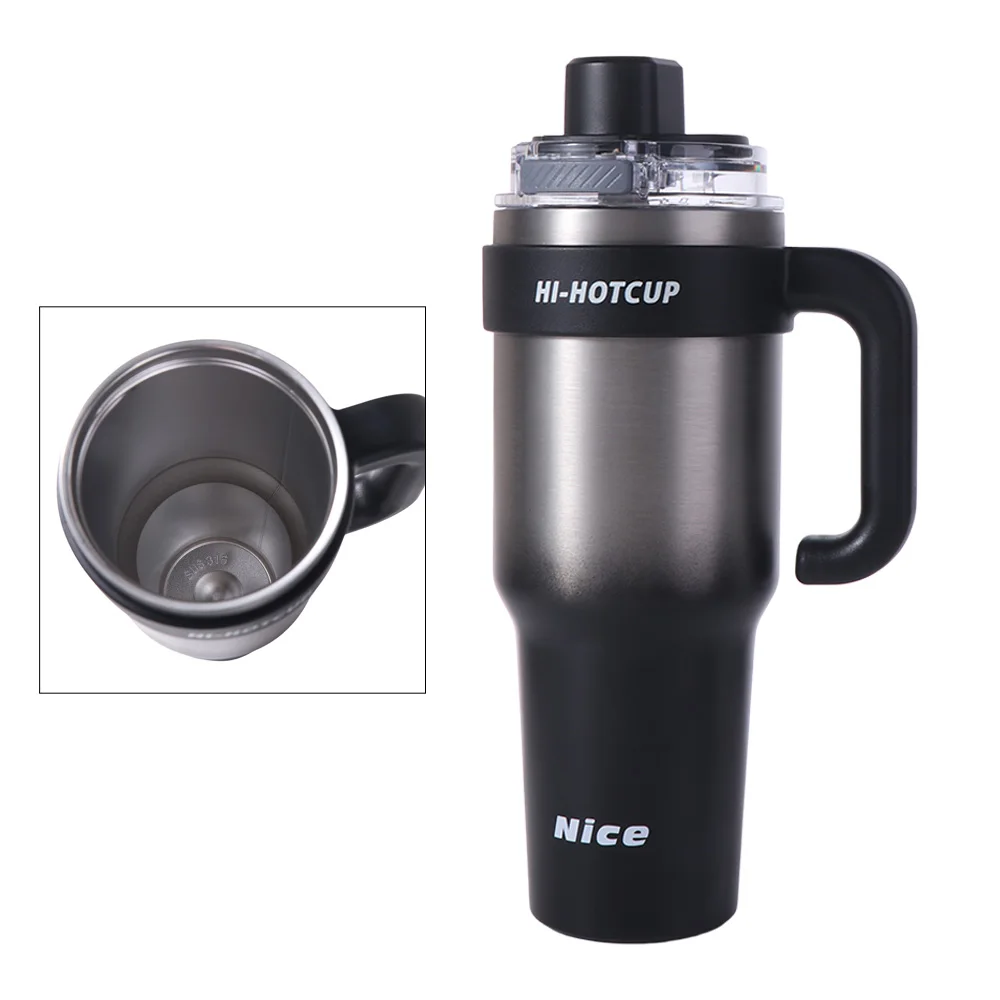 Large Capacity Thermos Cup Ceramic Liner Leak Proof Insulated Coffee Mug Double Walled Ceramic Coating Travel Mug
Large Capacity Thermos Cup Ceramic Liner Leak Proof Insulated Coffee Mug Double Walled Ceramic Coating Travel Mug