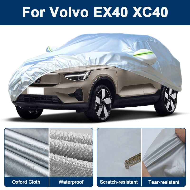 Outdoor Full Car Cover For Volvo EX40 XC40 with Reflective Strips Waterproof Snowproof Dustproof UV Protection
Outdoor Full Car Cover For Volvo EX40 XC40 with Reflective Strips Waterproof Snowproof Dustproof UV Protection