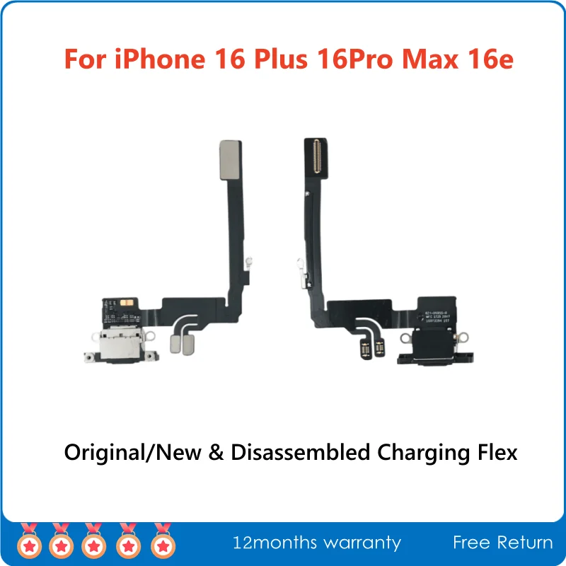 Проверенный Оригинальный Новый и Разобранный Гибкий Кабель для Зарядки (Док-станция) для iPhone 16 Pro Max, 16 Plus, 16e, Замена Зарядного Устройства USB-C
Проверенный Оригинальный Новый и Разобранный Гибкий Кабель для Зарядки (Док-станция) для iPhone 16 Pro Max, 16 Plus, 16e, Замена Зарядного Устройства USB-C