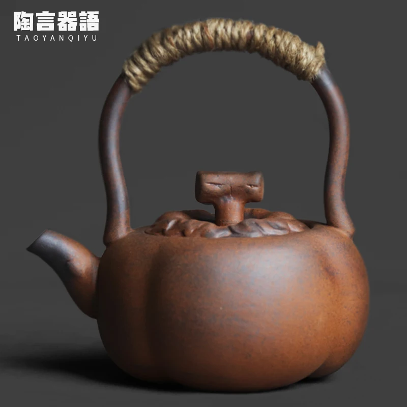 Каменная шахта, грубая керамика, ручка из древней глины, чайник кунг-фу для чайной церемонии, персональный чайник для заваривания чая
Каменная шахта, грубая керамика, ручка из древней глины, чайник кунг-фу для чайной церемонии, персональный чайник для заваривания чая