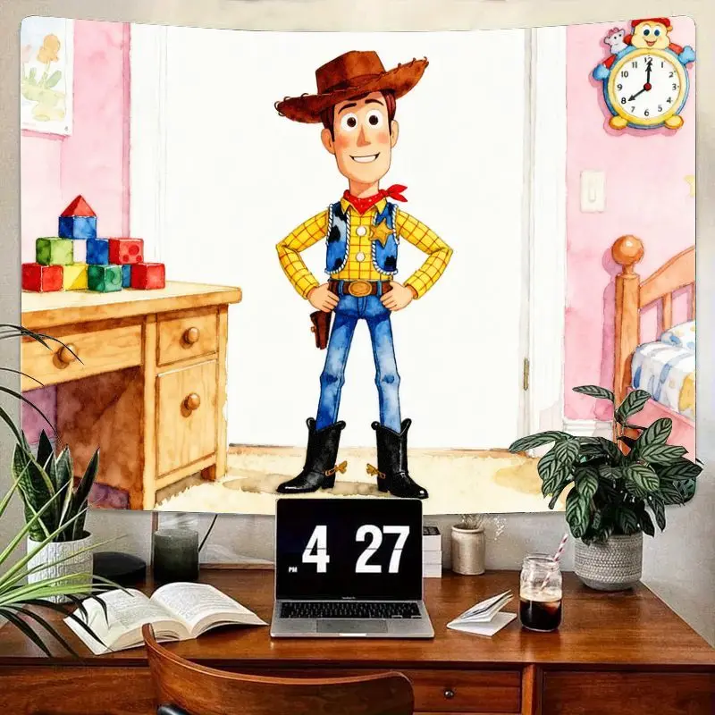 1PC Toy Story Woody Watercolor Tapestry Cartoon Cowboy Wall Art Kids Bedroom Decor Movie Theme Poster Gift for Boys & Girls
1PC Toy Story Woody Watercolor Tapestry Cartoon Cowboy Wall Art Kids Bedroom Decor Movie Theme Poster Gift for Boys & Girls