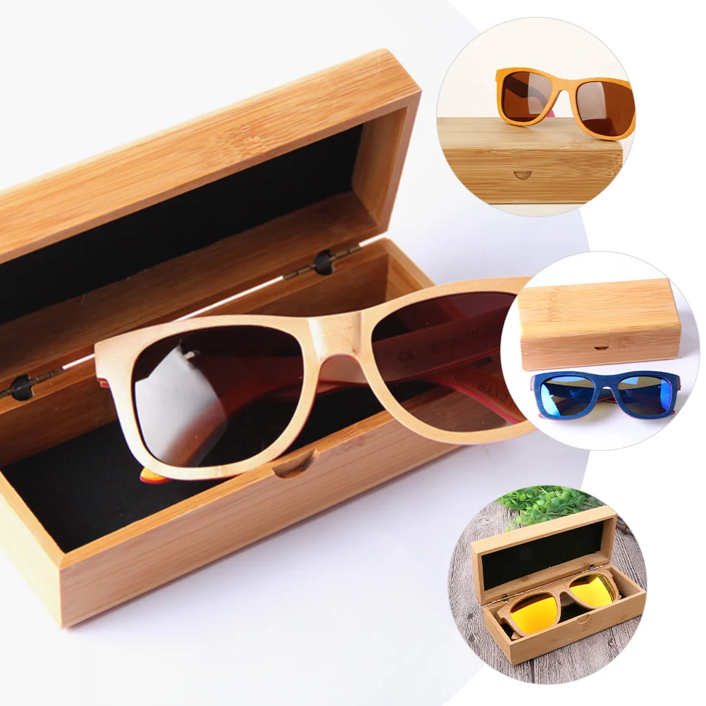 Wooden Glasses Storage Box Handcrafted Bamboo Sunglasses Case Durable Eyeglass Container Portable Protector For Men Women
Wooden Glasses Storage Box Handcrafted Bamboo Sunglasses Case Durable Eyeglass Container Portable Protector For Men Women