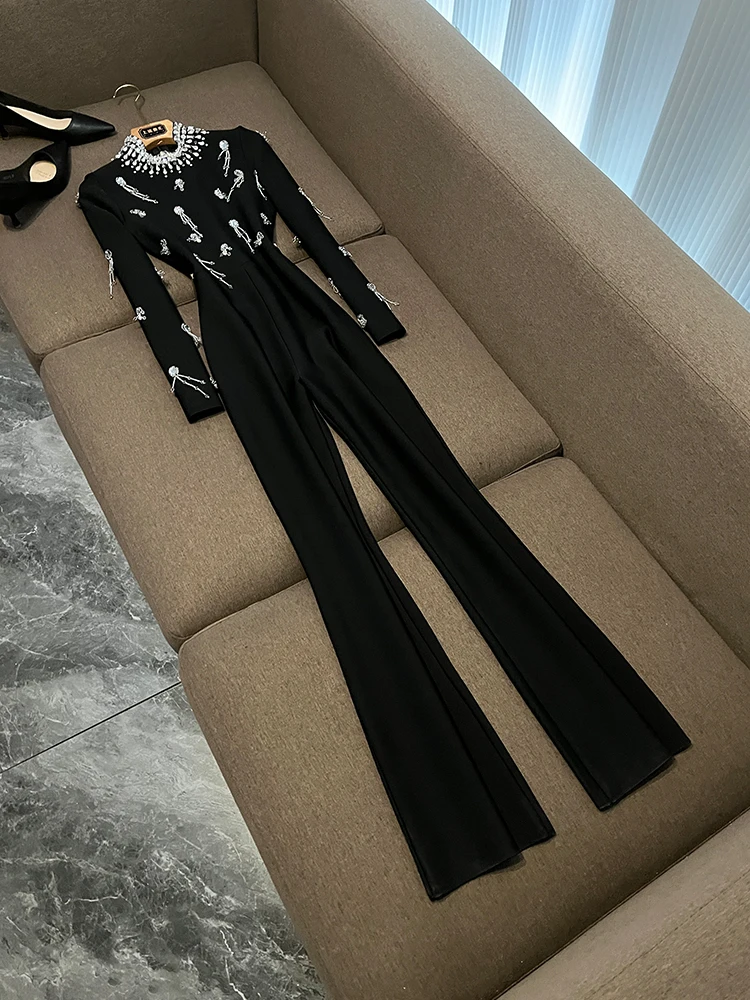 Sexy Slim Fit Wrap Pants Long Sve Diamond Embellied High Waist Flared Leggings Women's Faion K43
Sexy Slim Fit Wrap Pants Long Sve Diamond Embellied High Waist Flared Leggings Women's Faion K43