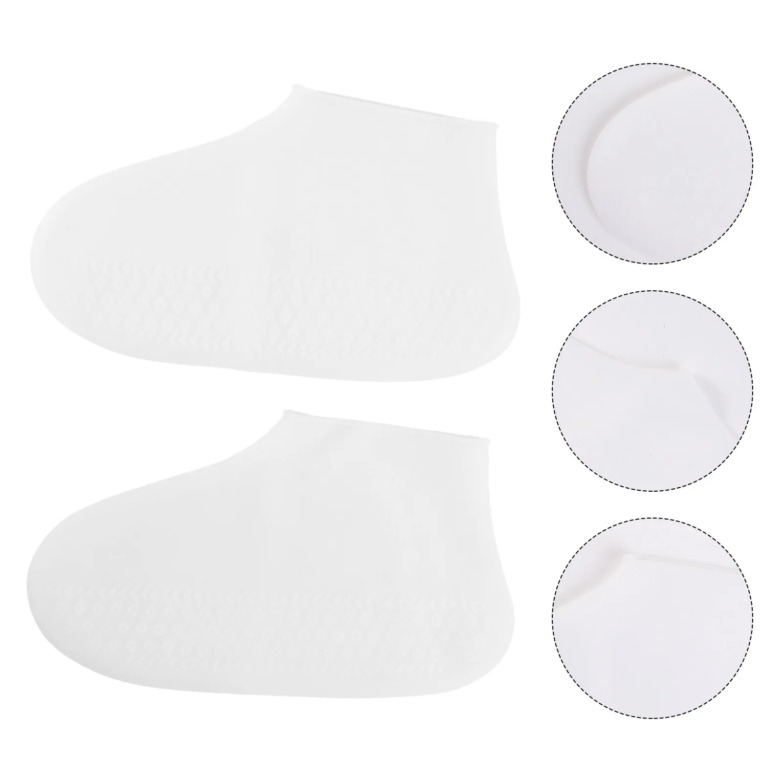 1Pair Anti Slip Waterproof Shoe Covers Silicone Elastic Flexible Overshoes for Restaurants Bars Camping Beach Travel Rainy Days
1Pair Anti Slip Waterproof Shoe Covers Silicone Elastic Flexible Overshoes for Restaurants Bars Camping Beach Travel Rainy Days