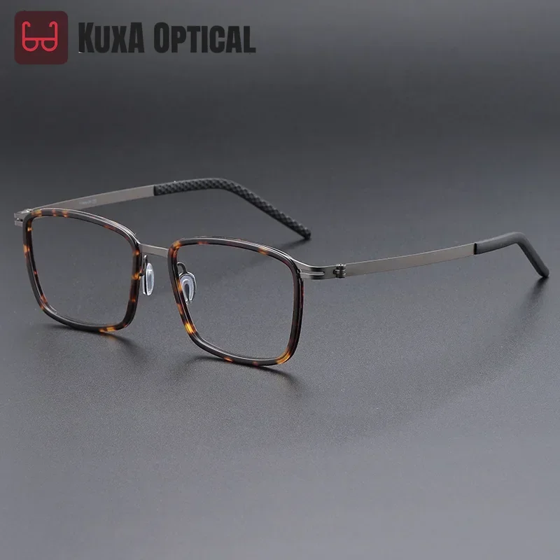 Denmark Design Men Ultralight Titanium Acetate Square Glasses Prescription Spectacle Vintage Frame Eyeglasses Women Optical
Denmark Design Men Ultralight Titanium Acetate Square Glasses Prescription Spectacle Vintage Frame Eyeglasses Women Optical