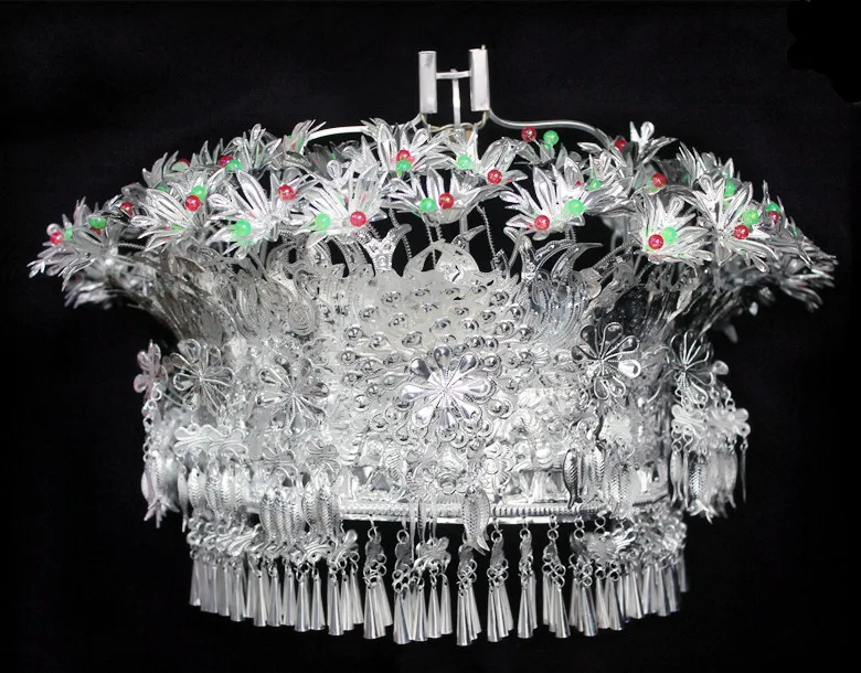 Chinese Hmongb Dance Hat Sliver Colour Colourful Bead Women Festival New Miao New
Chinese Hmongb Dance Hat Sliver Colour Colourful Bead Women Festival New Miao New