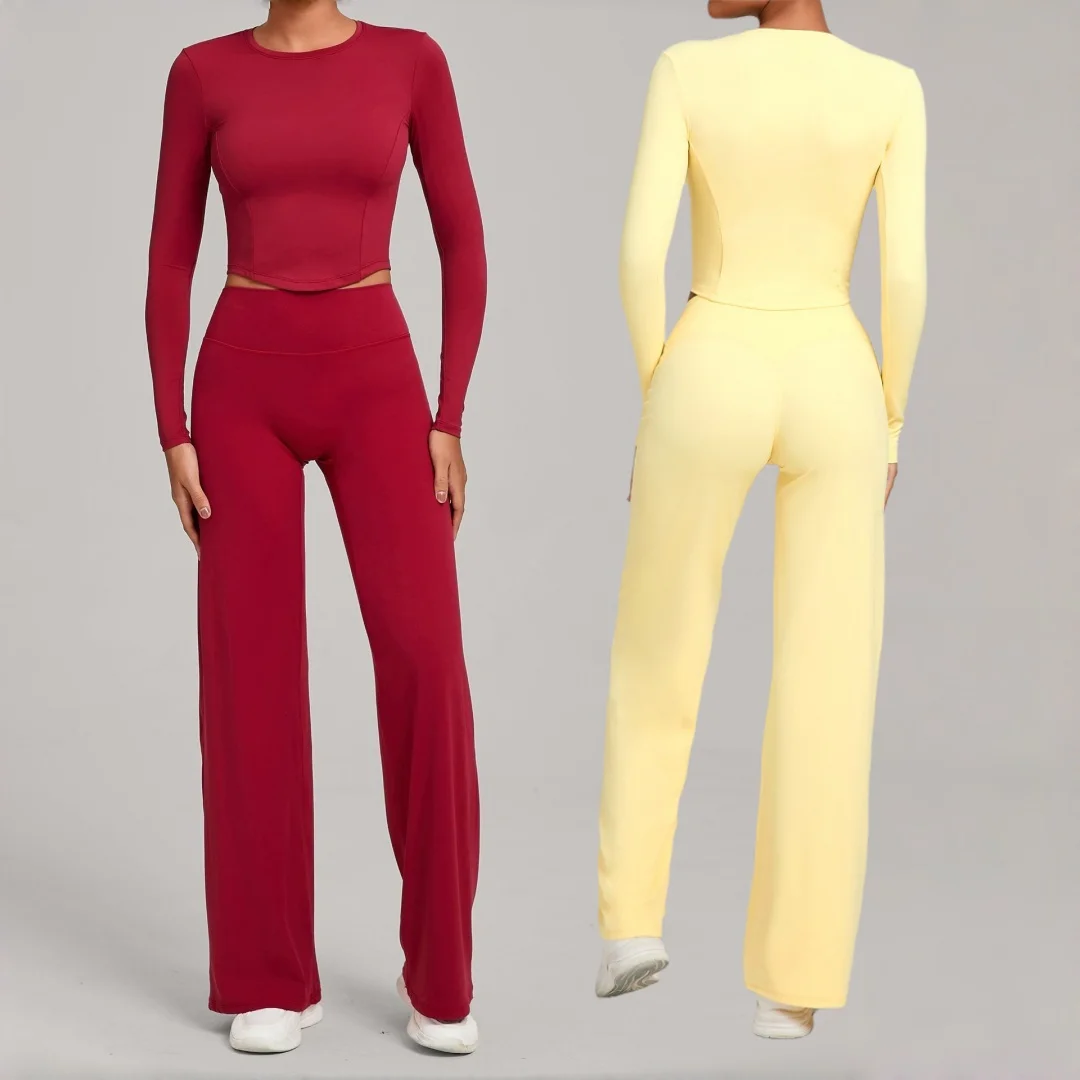 Seamless Yoga Suit Fitness High Waist Peach Hip Long Sleeves Pants Winter Casual Running Workout Clothes Gym Sportswear
Seamless Yoga Suit Fitness High Waist Peach Hip Long Sleeves Pants Winter Casual Running Workout Clothes Gym Sportswear