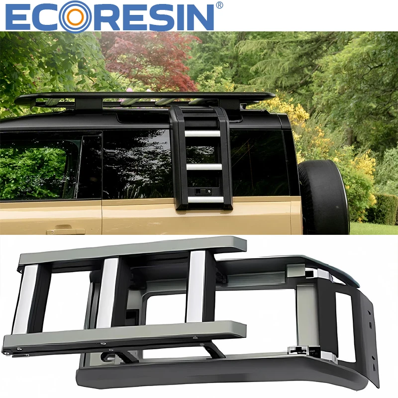 Aluminum Telescopic Deployable Side Ladder for Land Rover Defender 2020-2025 90/110/130 Foldable Roof Rack Access Ladder Upgrade
Aluminum Telescopic Deployable Side Ladder for Land Rover Defender 2020-2025 90/110/130 Foldable Roof Rack Access Ladder Upgrade