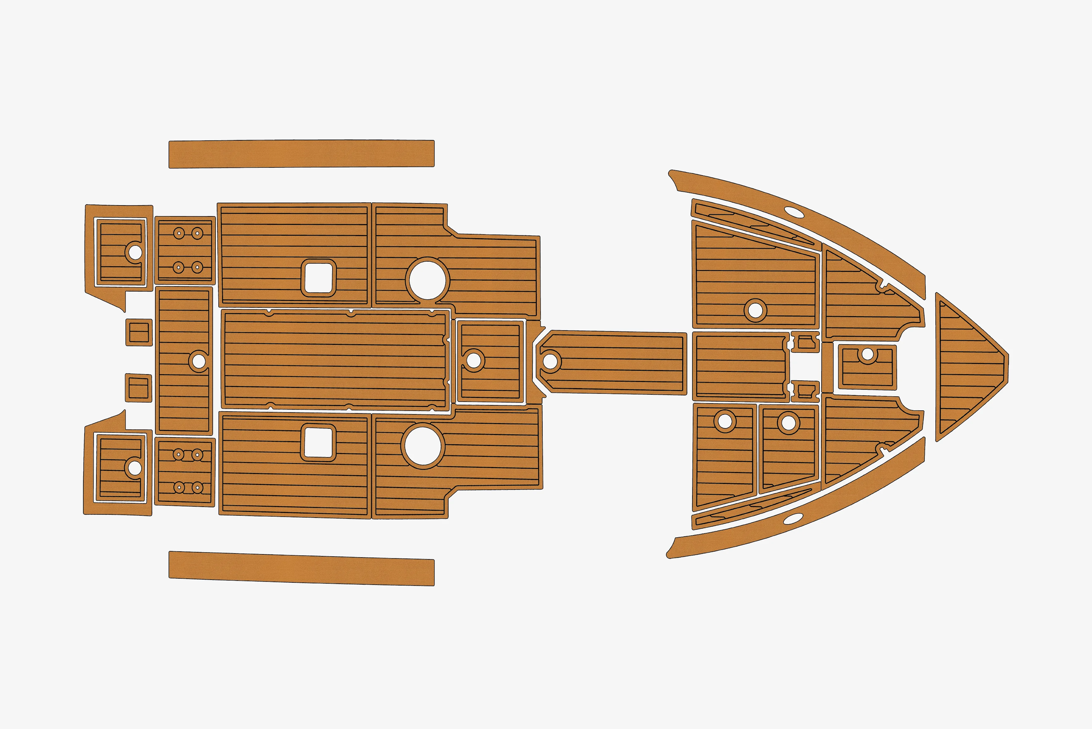 2020-2024 Ranger 1888 VX 1/4" 6mm foam Non-Slip Teak Decking marine Mat seadek gatorstep carpet Marine
2020-2024 Ranger 1888 VX 1/4" 6mm foam Non-Slip Teak Decking marine Mat seadek gatorstep carpet Marine
