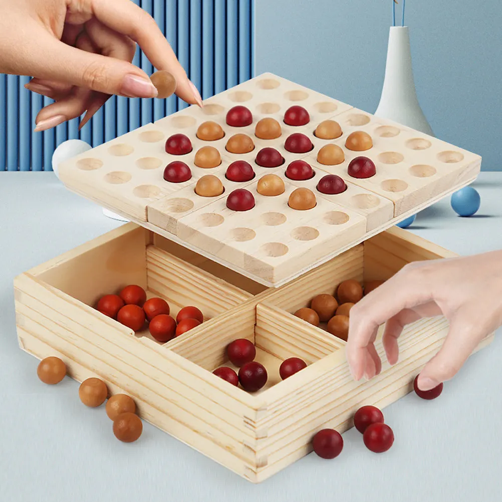 1Set Rotatable Five-in-A-Row Chess Board Strategy Educational Game Portable for Kids Adults Wooden Storage Multifunction
1Set Rotatable Five-in-A-Row Chess Board Strategy Educational Game Portable for Kids Adults Wooden Storage Multifunction
