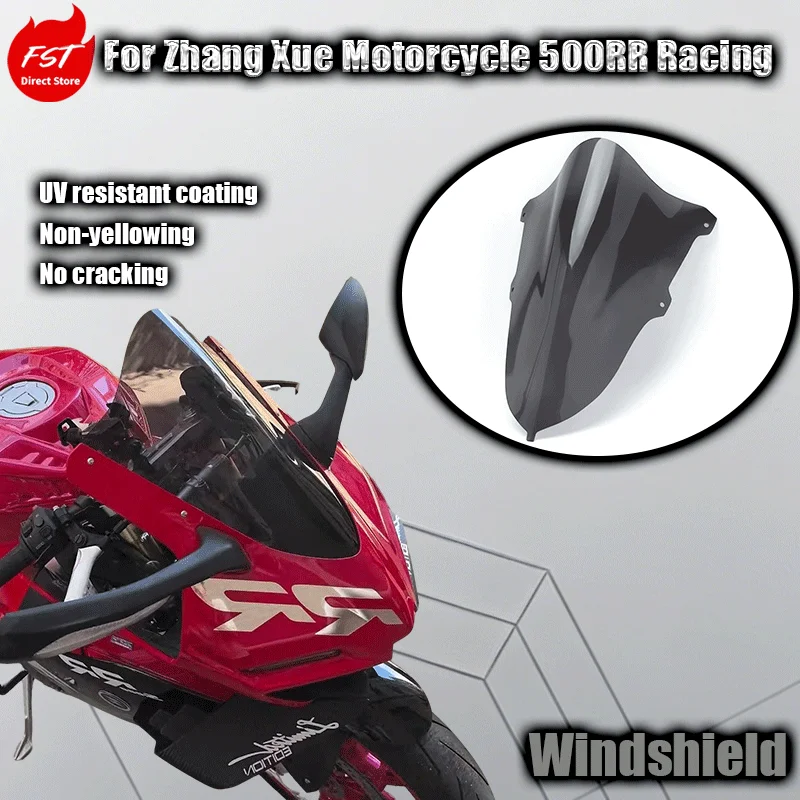 For Zhang Xue Motorcycle 500RR Racing Windshield Cover High-Rise Windshield Modification Parts Air Deflector
For Zhang Xue Motorcycle 500RR Racing Windshield Cover High-Rise Windshield Modification Parts Air Deflector