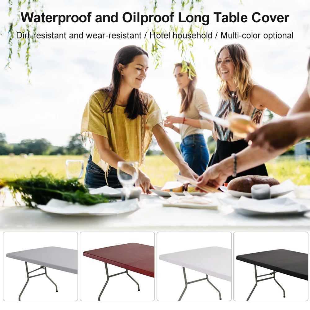 For Long Table Cover Elastic Edged Fitted Table Cover Protector Tablecloth Waterproof Dinning Table Decoration
For Long Table Cover Elastic Edged Fitted Table Cover Protector Tablecloth Waterproof Dinning Table Decoration