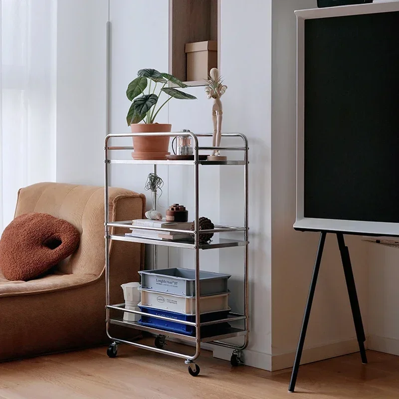 Modern Removable Trolley for Office Metal Sundries Storage Three-layer Hand Cart Stylish Unique Designer Trolley Cart
Modern Removable Trolley for Office Metal Sundries Storage Three-layer Hand Cart Stylish Unique Designer Trolley Cart
