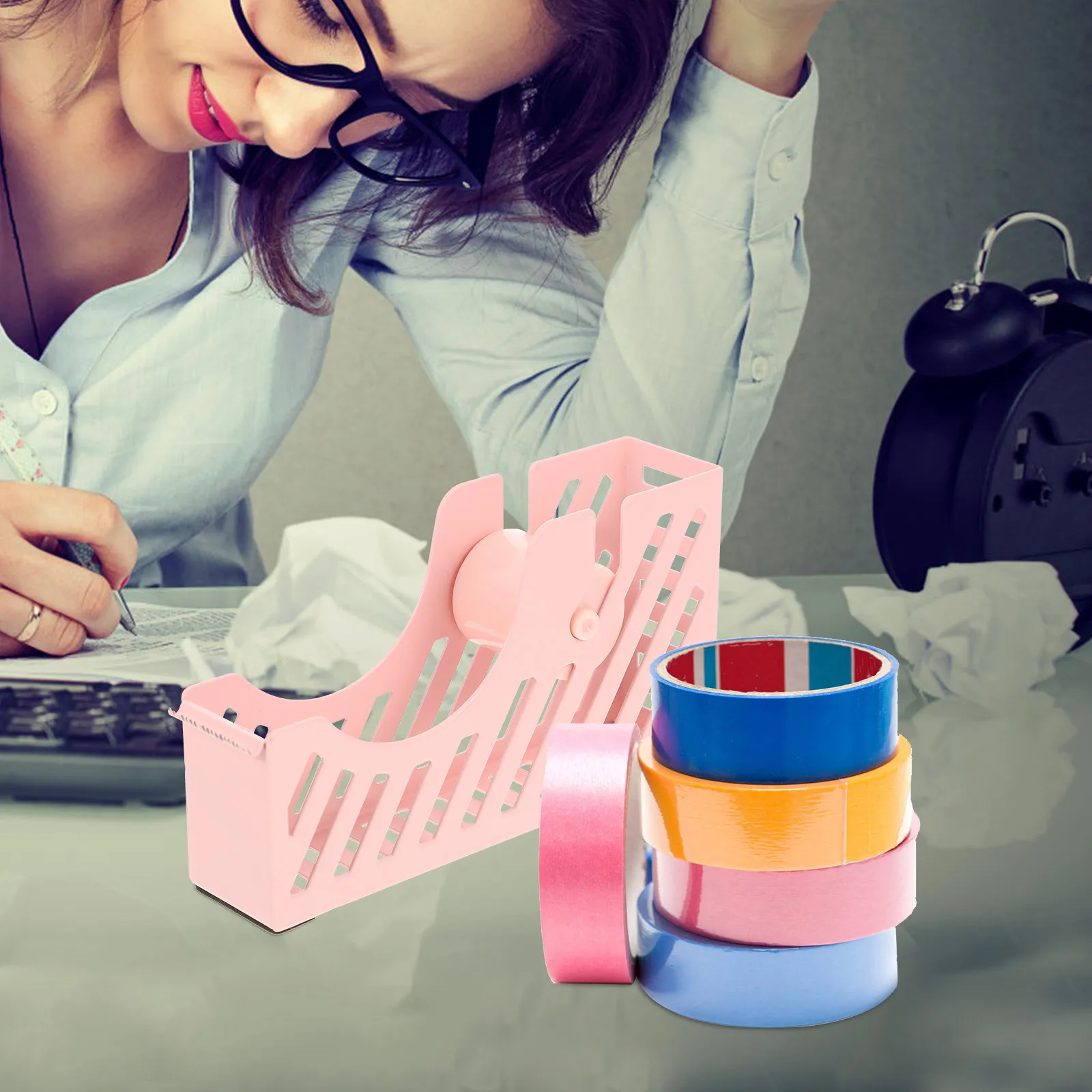 Tape Dispenser Small Cute Tape Cutter For Office School Home Desktop Organizer Iron For Art Projects
Tape Dispenser Small Cute Tape Cutter For Office School Home Desktop Organizer Iron For Art Projects