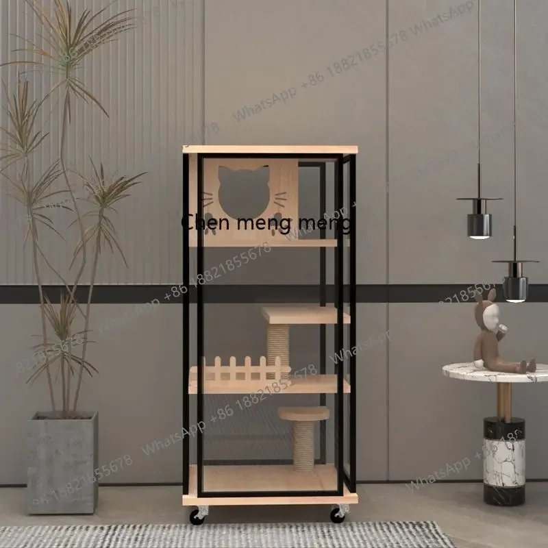 X Panoramic glass cat villa home, cage, litter basin integrated, luxury cat house, indoor others
X Panoramic glass cat villa home, cage, litter basin integrated, luxury cat house, indoor others