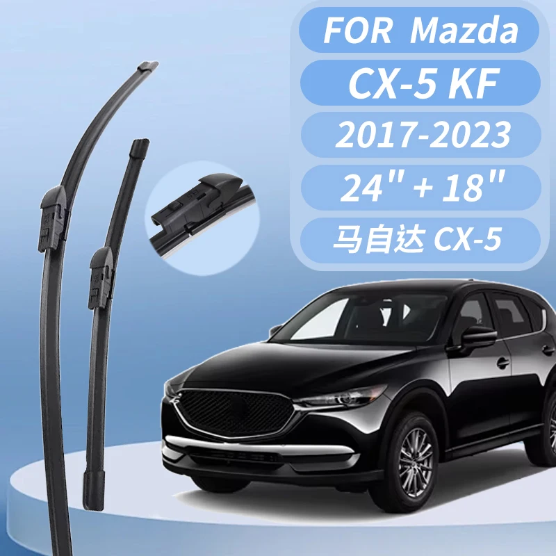For Mazda CX-5 KF 2017-2023 Windshield Windscreen Tailgate Window Brushes 24"18" Front Wiper Blades Set Silent upgrade
For Mazda CX-5 KF 2017-2023 Windshield Windscreen Tailgate Window Brushes 24"18" Front Wiper Blades Set Silent upgrade
