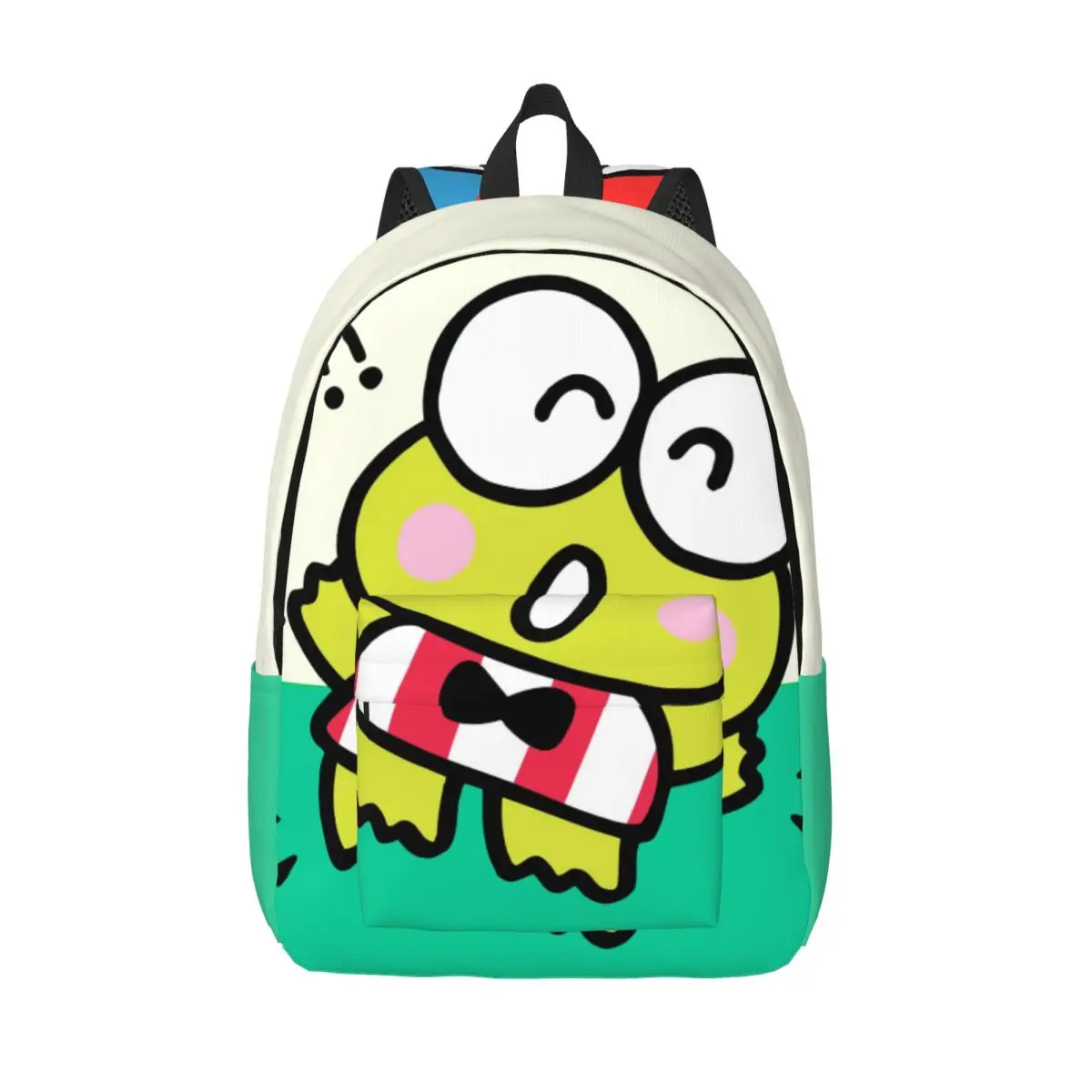 Рюкзак с изображением милой лягушки, крепкий на плечо Sanrio Kero Keroppi, унисекс, для подарков, рюкзак для хранения закусок, для школы
Рюкзак с изображением милой лягушки, крепкий на плечо Sanrio Kero Keroppi, унисекс, для подарков, рюкзак для хранения закусок, для школы