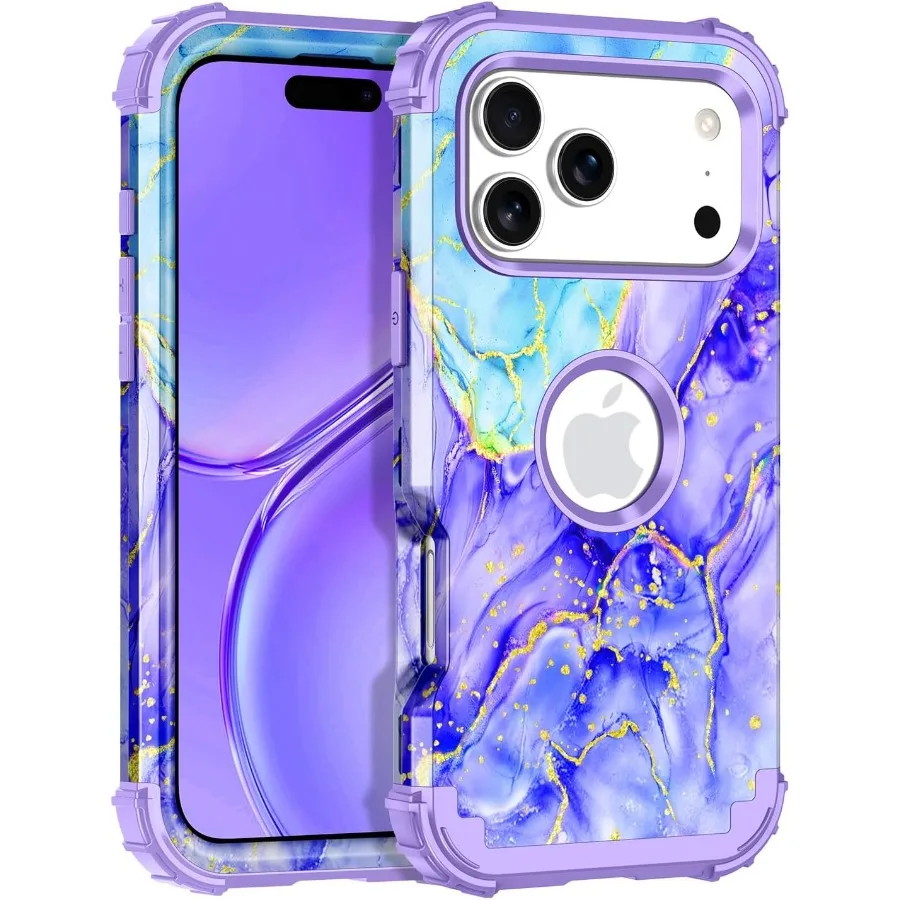 For iPhone 17 Pro Max Case with Three Layer Heavy Duty Sturdy Shockproof Protection Full Rugged Hard PC+Soft TPU Bumper
For iPhone 17 Pro Max Case with Three Layer Heavy Duty Sturdy Shockproof Protection Full Rugged Hard PC+Soft TPU Bumper