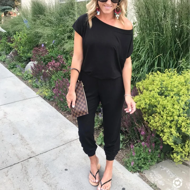New Elegant Women Jumpsuit Off Shoulder Solid Short Sleeve Romper Female Streetwear Lace Up Jumpsuit One Pieces Jumpsuit Women
New Elegant Women Jumpsuit Off Shoulder Solid Short Sleeve Romper Female Streetwear Lace Up Jumpsuit One Pieces Jumpsuit Women
