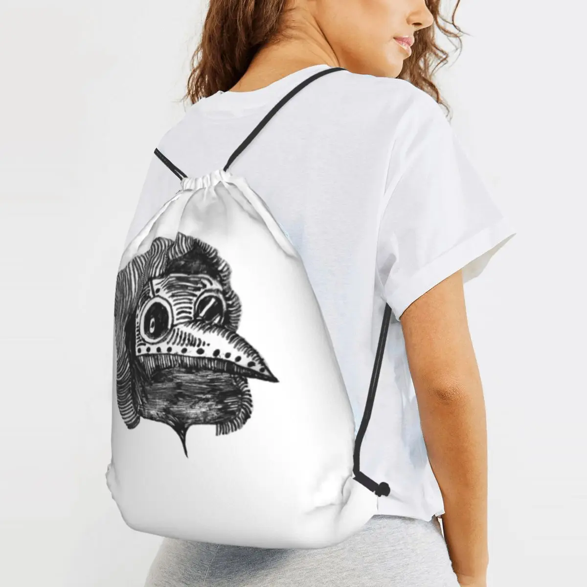 SCP-049 Backpacks Portable Drawstring Bundle Pocket Sports Bag Book Bags for Travel Students
SCP-049 Backpacks Portable Drawstring Bundle Pocket Sports Bag Book Bags for Travel Students