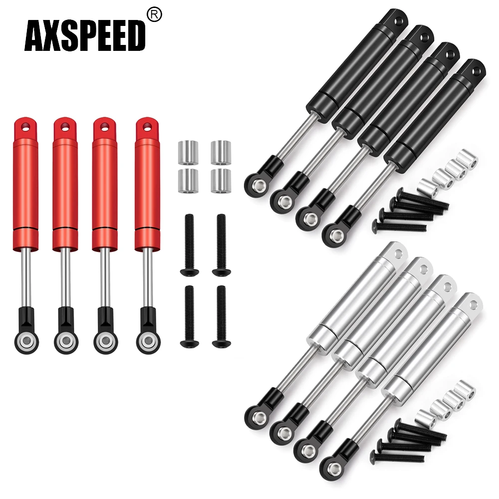 AXSPEED 4Pcs Aluminum Alloy Shock Absorbers for Axial SCX10 1/10 RC Remote Control Rock Crawler Car Parts
AXSPEED 4Pcs Aluminum Alloy Shock Absorbers for Axial SCX10 1/10 RC Remote Control Rock Crawler Car Parts
