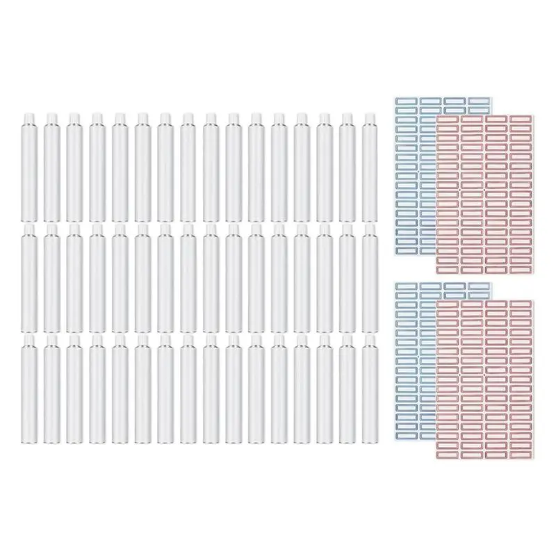 AEE8-48Pcs Empty Aluminum Paint Tubes 20 Ml For Store Remaining Paint Acrylic Oils Watercolor Gouaches, With 4 Sheets Label
AEE8-48Pcs Empty Aluminum Paint Tubes 20 Ml For Store Remaining Paint Acrylic Oils Watercolor Gouaches, With 4 Sheets Label