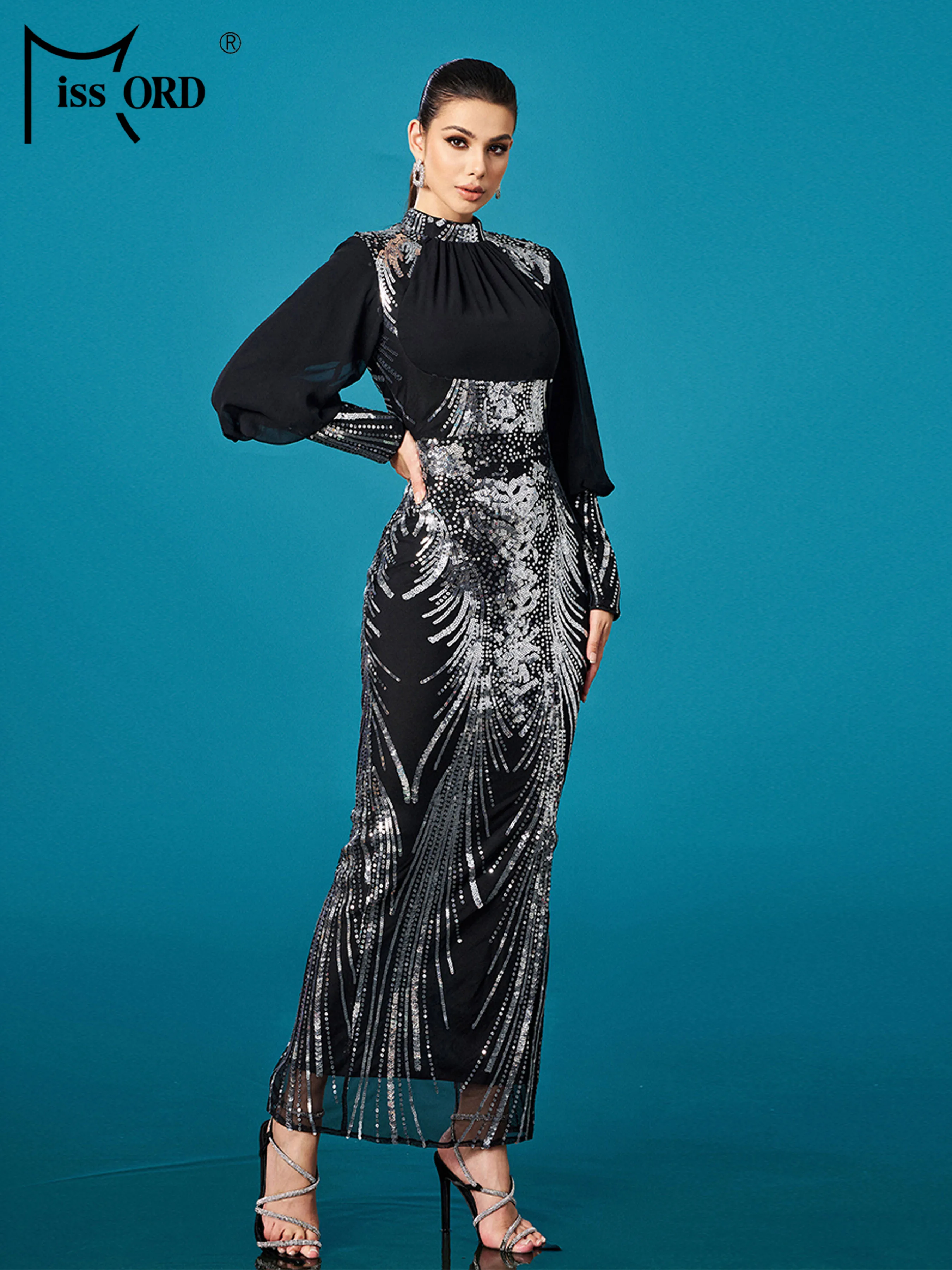 Missord New Church High Neck Panel Sequin Evening Gown Graduation Formal Occasion Wedding Birthday Party Maxi Luxury Dresses
Missord New Church High Neck Panel Sequin Evening Gown Graduation Formal Occasion Wedding Birthday Party Maxi Luxury Dresses