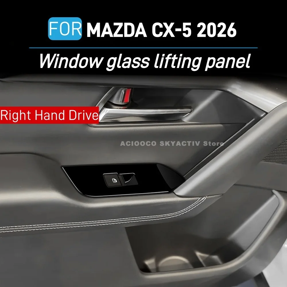 For MAZDA CX-5 2026 Accessories Window Glass Lifting Panel Decoration Sticker Right Hand Drive Only
For MAZDA CX-5 2026 Accessories Window Glass Lifting Panel Decoration Sticker Right Hand Drive Only
