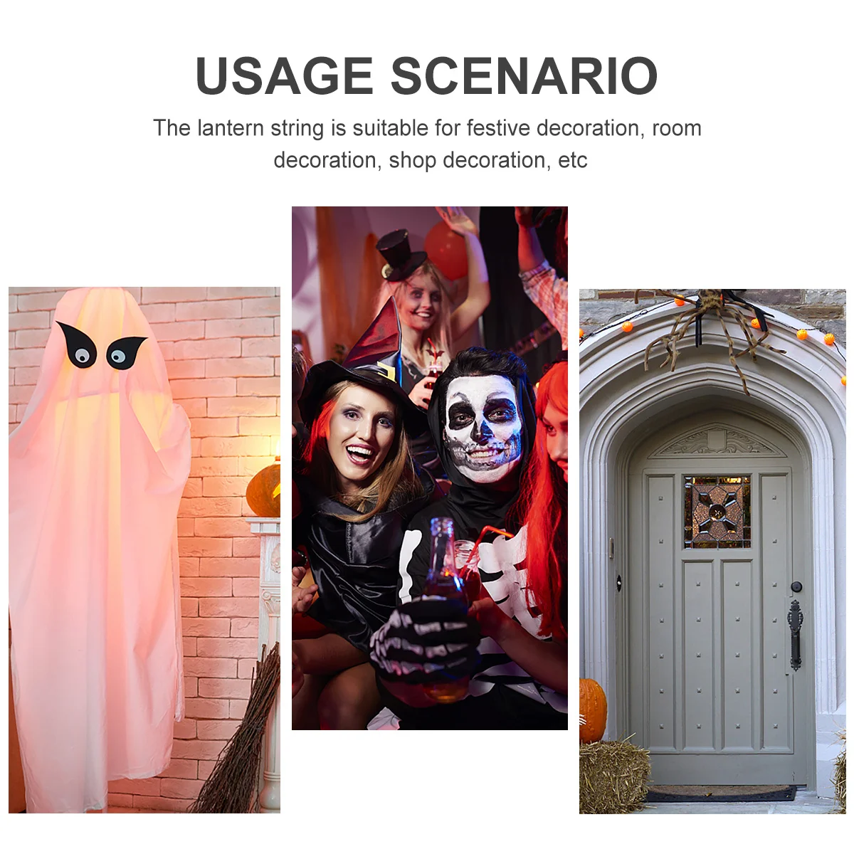 1Pcs Skull Shaped Halloween LED String Light Decorative Lamp Indoor Outdoor Party Lighting Halloween Props Supplies 
1Pcs Skull Shaped Halloween LED String Light Decorative Lamp Indoor Outdoor Party Lighting Halloween Props Supplies