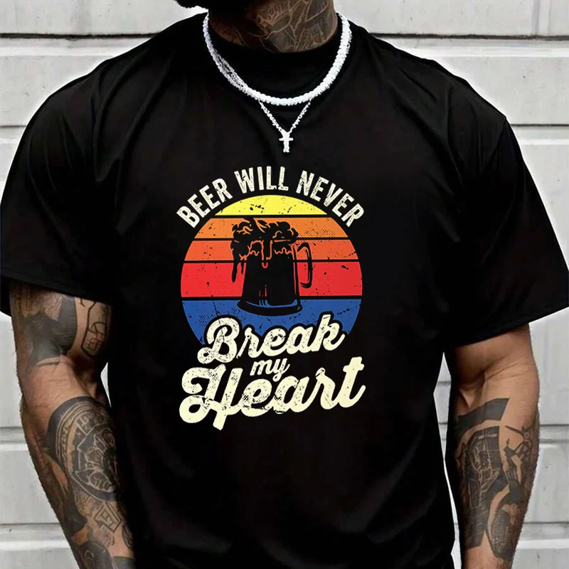 Summer Beer Will Never Break My Heart T-Shirt Men Women Loose Breathable Quick Drying Short Sleeved Sports TShirt
Summer Beer Will Never Break My Heart T-Shirt Men Women Loose Breathable Quick Drying Short Sleeved Sports TShirt