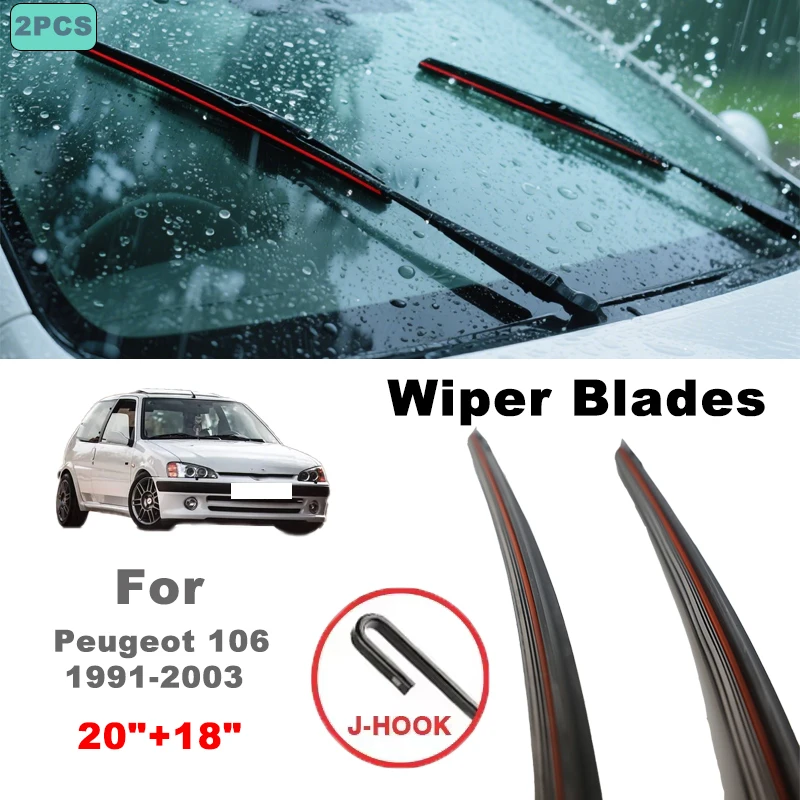 Front Wiper Blades Windshield Washer Windscreen Brushes Window Cutter Accessories 20"+18" For Peugeot 106 Rallye Phase 1991-2003
Front Wiper Blades Windshield Washer Windscreen Brushes Window Cutter Accessories 20"+18" For Peugeot 106 Rallye Phase 1991-2003