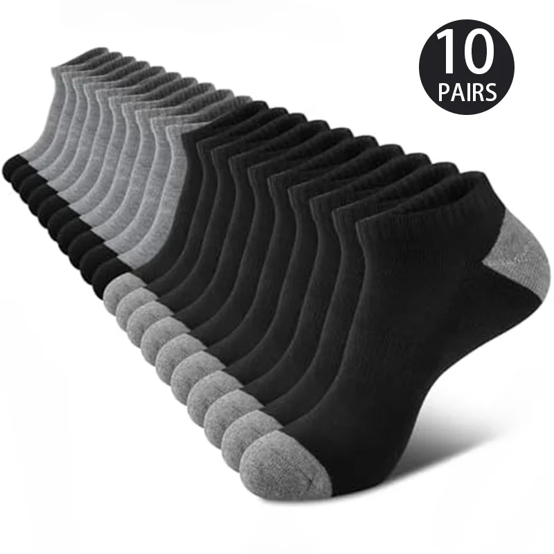 10 Pairs of High-Quality Men's Sports Fitness Running Socks For Spring and Summer Outdoor Leisure and Breathable Short Socks
10 Pairs of High-Quality Men's Sports Fitness Running Socks For Spring and Summer Outdoor Leisure and Breathable Short Socks