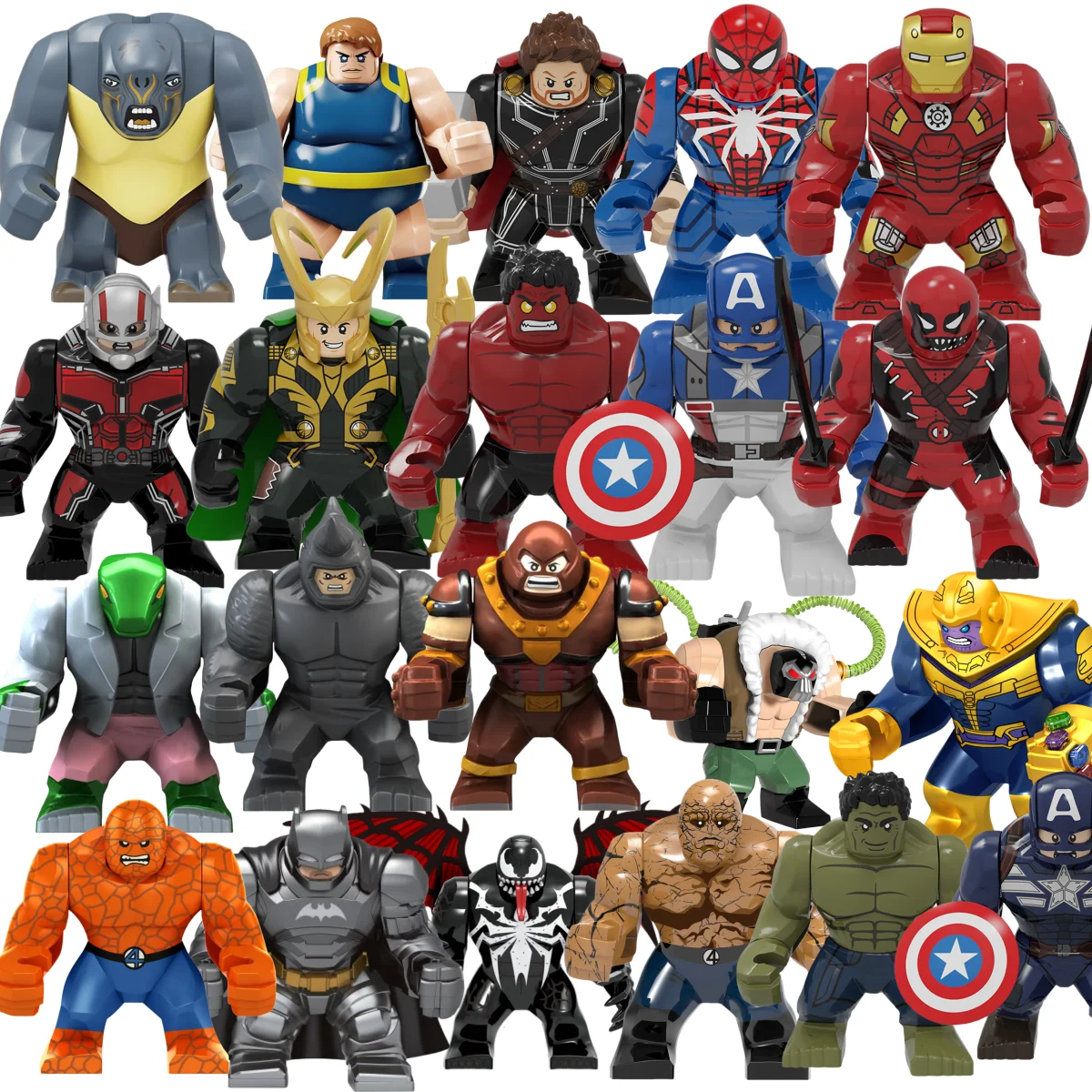 Blind Box Mini Building Blocks PG1806 Figures Big Goblin Spiderman Iron Man Venom Captain Hawk Deadpool Armor Christmas Gift Toy
Blind Box Mini Building Blocks PG1806 Figures Big Goblin Spiderman Iron Man Venom Captain Hawk Deadpool Armor Christmas Gift Toy
