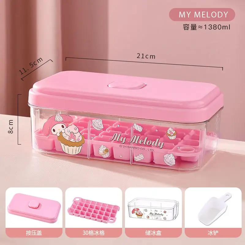 Kuromi Cartoon Ice Storage Box Sanrio Kawaii Anime Ice Cube Mold Household Food Grade Press Ice Grid Storage Box with Lid
Kuromi Cartoon Ice Storage Box Sanrio Kawaii Anime Ice Cube Mold Household Food Grade Press Ice Grid Storage Box with Lid