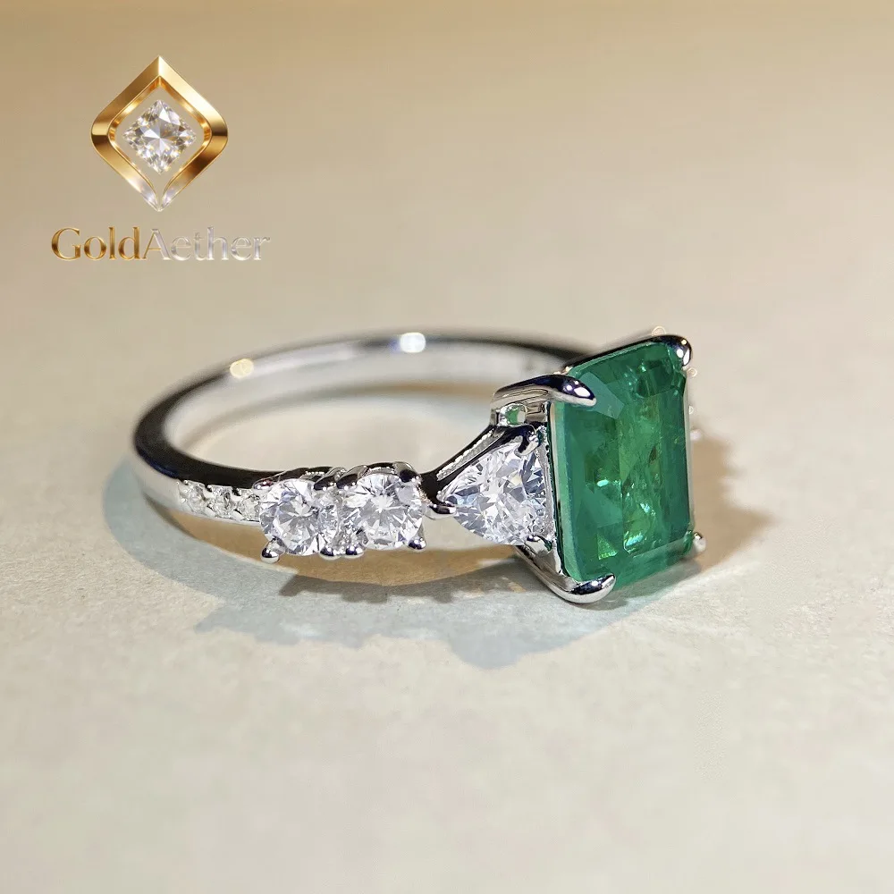 GoldAether Luxury Solid Platinum PT950 Women's Emerald Cotton Muzuo Diamond Ring Seiko Caibao Moissanite Diamond Ring
GoldAether Luxury Solid Platinum PT950 Women's Emerald Cotton Muzuo Diamond Ring Seiko Caibao Moissanite Diamond Ring
