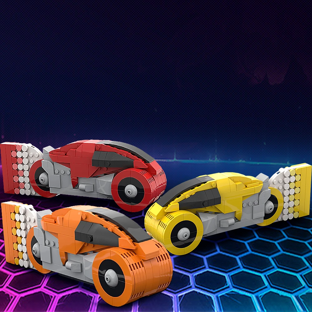 Gobricks MOC TRON Lightcycle 1982 Classic Racing Bricks Model Cycle Race Lightcycleeds Building Blocks Educational Toys Gift
Gobricks MOC TRON Lightcycle 1982 Classic Racing Bricks Model Cycle Race Lightcycleeds Building Blocks Educational Toys Gift