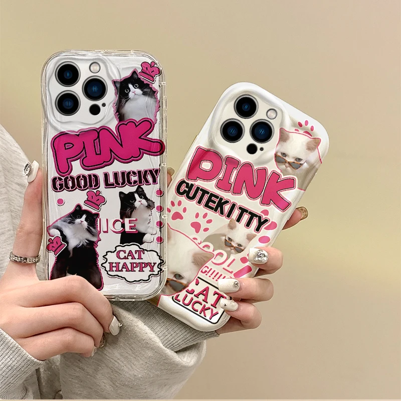Cute Little Cat Popular Wave Soft Case For iPhone 16 15 14 13 12 11 Pro Max 15 14 8 7 Plus XR X XS Max 8 7 Liquid Silicone Cover
Cute Little Cat Popular Wave Soft Case For iPhone 16 15 14 13 12 11 Pro Max 15 14 8 7 Plus XR X XS Max 8 7 Liquid Silicone Cover