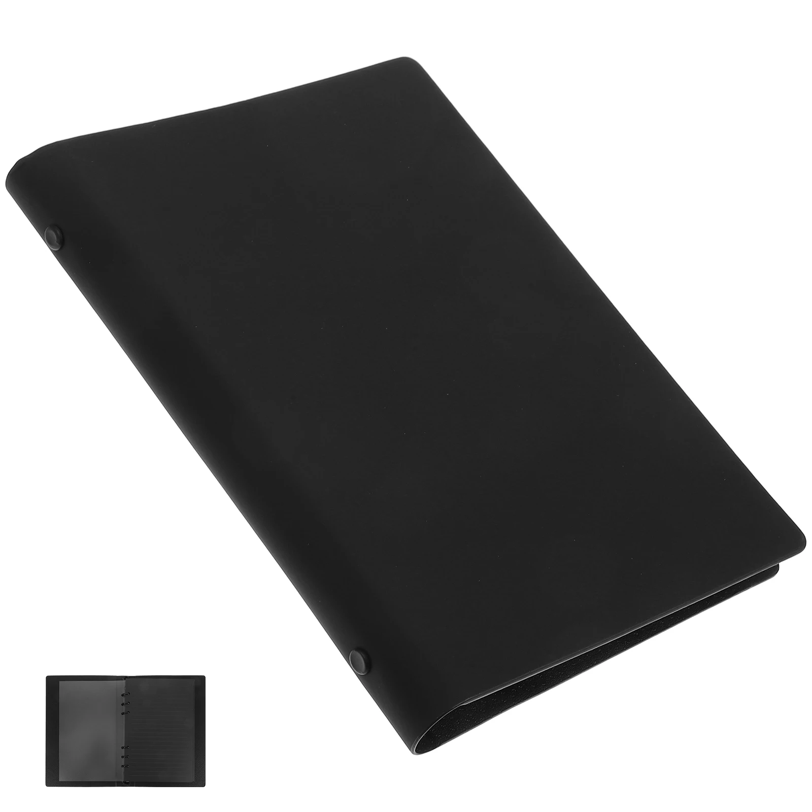 Loose Leaf Notebook A5 Black Pu Cover Portable Fountain Pen Paper Refillable Spiral Journal Mini Travel Study Work Diary Pocket
Loose Leaf Notebook A5 Black Pu Cover Portable Fountain Pen Paper Refillable Spiral Journal Mini Travel Study Work Diary Pocket