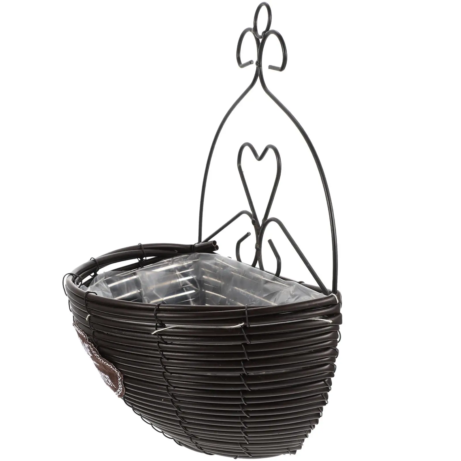 Wall Hanging Flower Basket Woven Seagrass Storage Baskets Container Iron Rustic Lightweight Balcony Decor Plant Pot
Wall Hanging Flower Basket Woven Seagrass Storage Baskets Container Iron Rustic Lightweight Balcony Decor Plant Pot