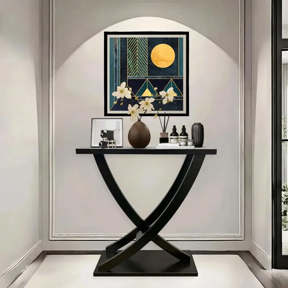Table, 31Inch Farmhouse Wood Entryway Table With Curved Intersecting Legs, Minimalist Style Small Sofa Foyer Table With Storage
Table, 31Inch Farmhouse Wood Entryway Table With Curved Intersecting Legs, Minimalist Style Small Sofa Foyer Table With Storage