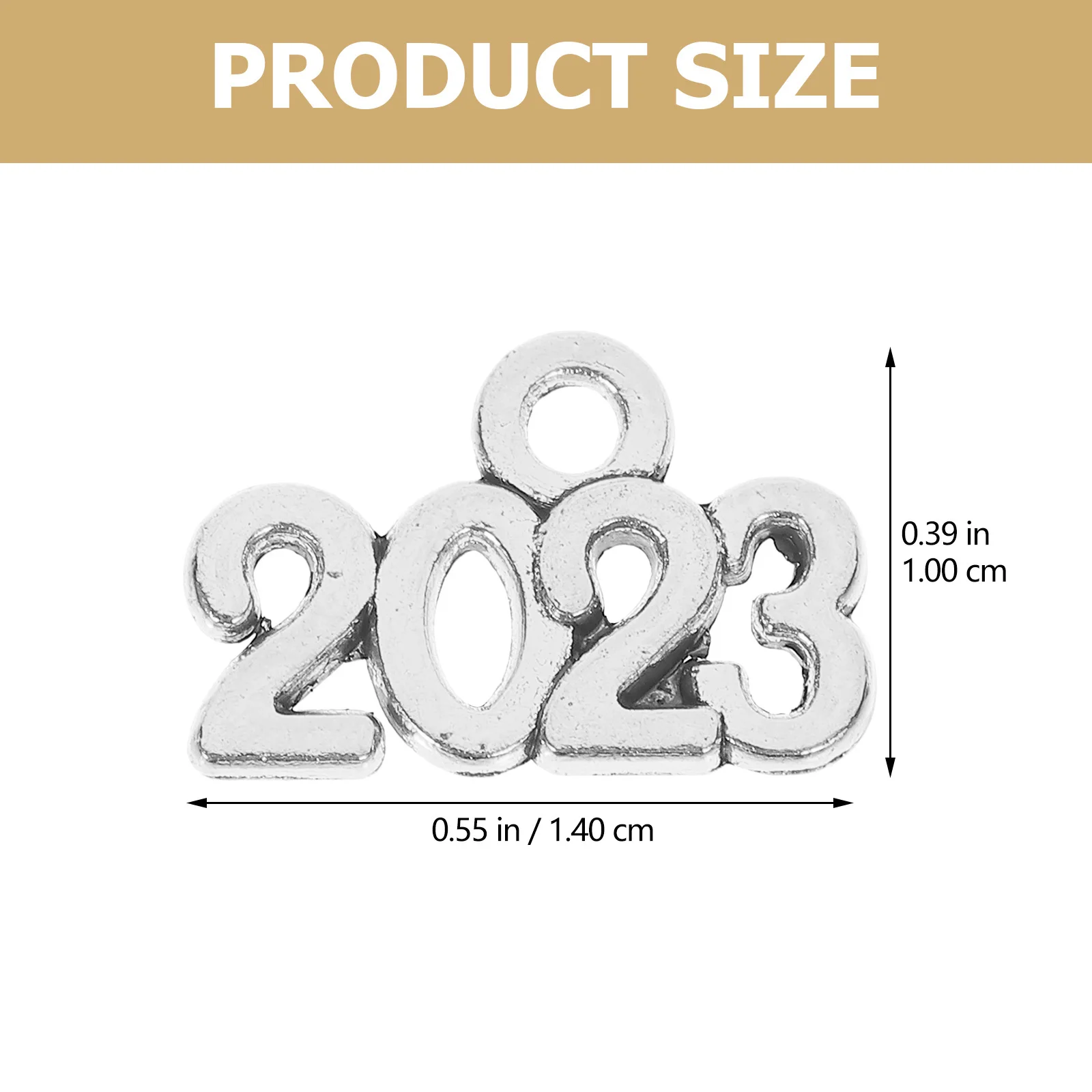 100Pcs 2023 Number Charms Durable Zinc Alloy DIY Bracelet Necklace Pendants Jewelry Making 2023 Charms Bracelet Charm Pendants
100Pcs 2023 Number Charms Durable Zinc Alloy DIY Bracelet Necklace Pendants Jewelry Making 2023 Charms Bracelet Charm Pendants