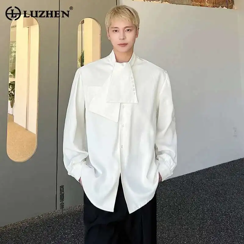 LUZHEN 2025 Spring Korean Style Necktie Decorate Long Sleeve Shirts Men's Stylish Elegant Fashion Temperament Casual Tops LZ9869
LUZHEN 2025 Spring Korean Style Necktie Decorate Long Sleeve Shirts Men's Stylish Elegant Fashion Temperament Casual Tops LZ9869