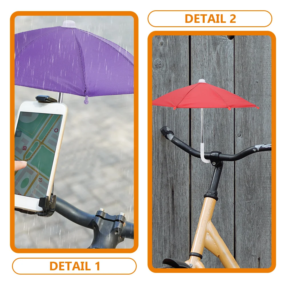 2pcs Small Umbrella For Phone Sunshade Folding Lightweight Mini Umbrella Decorative Cycling Riding Accessory Waterproof
2pcs Small Umbrella For Phone Sunshade Folding Lightweight Mini Umbrella Decorative Cycling Riding Accessory Waterproof