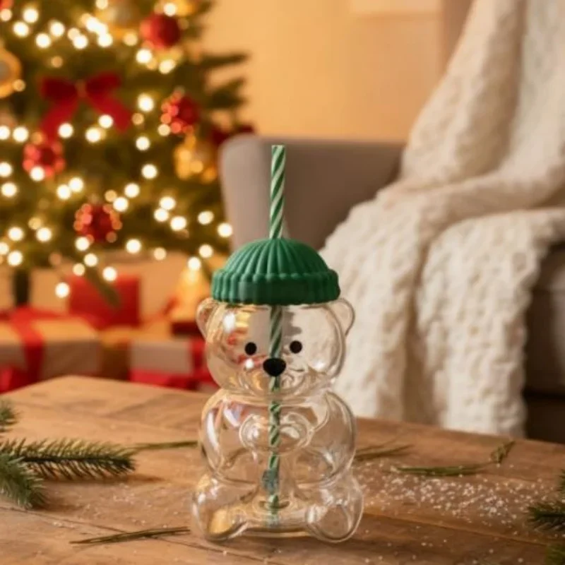 Bear Glass 20oz Capacity Party Festival Straw Bear Cup Gift Good Item Super Temperature Resistance Performance
Bear Glass 20oz Capacity Party Festival Straw Bear Cup Gift Good Item Super Temperature Resistance Performance
